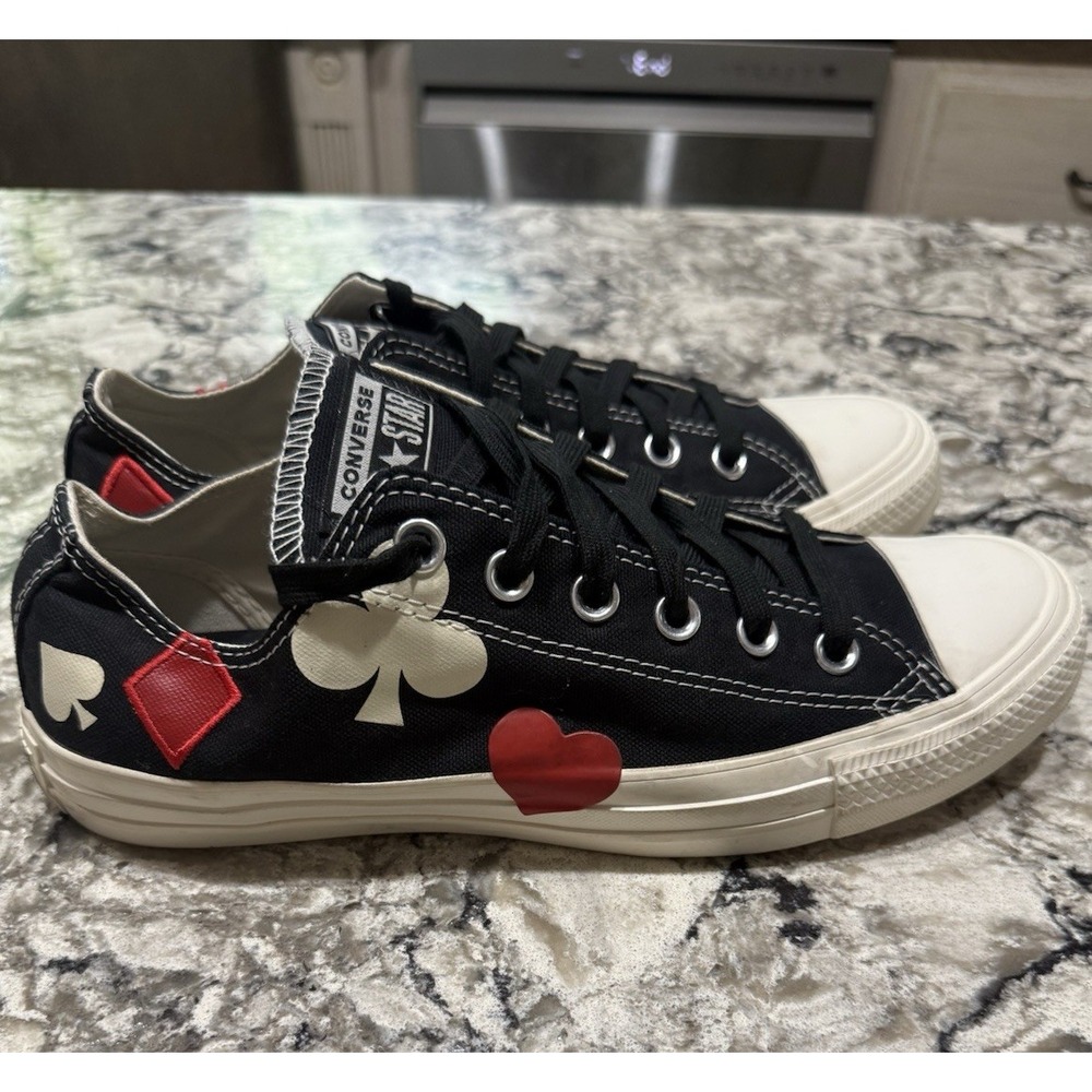 Converse Chuck Taylor All Star Ox Low Top Deck Of Cards Sz M7.5 W9.5  165670c
